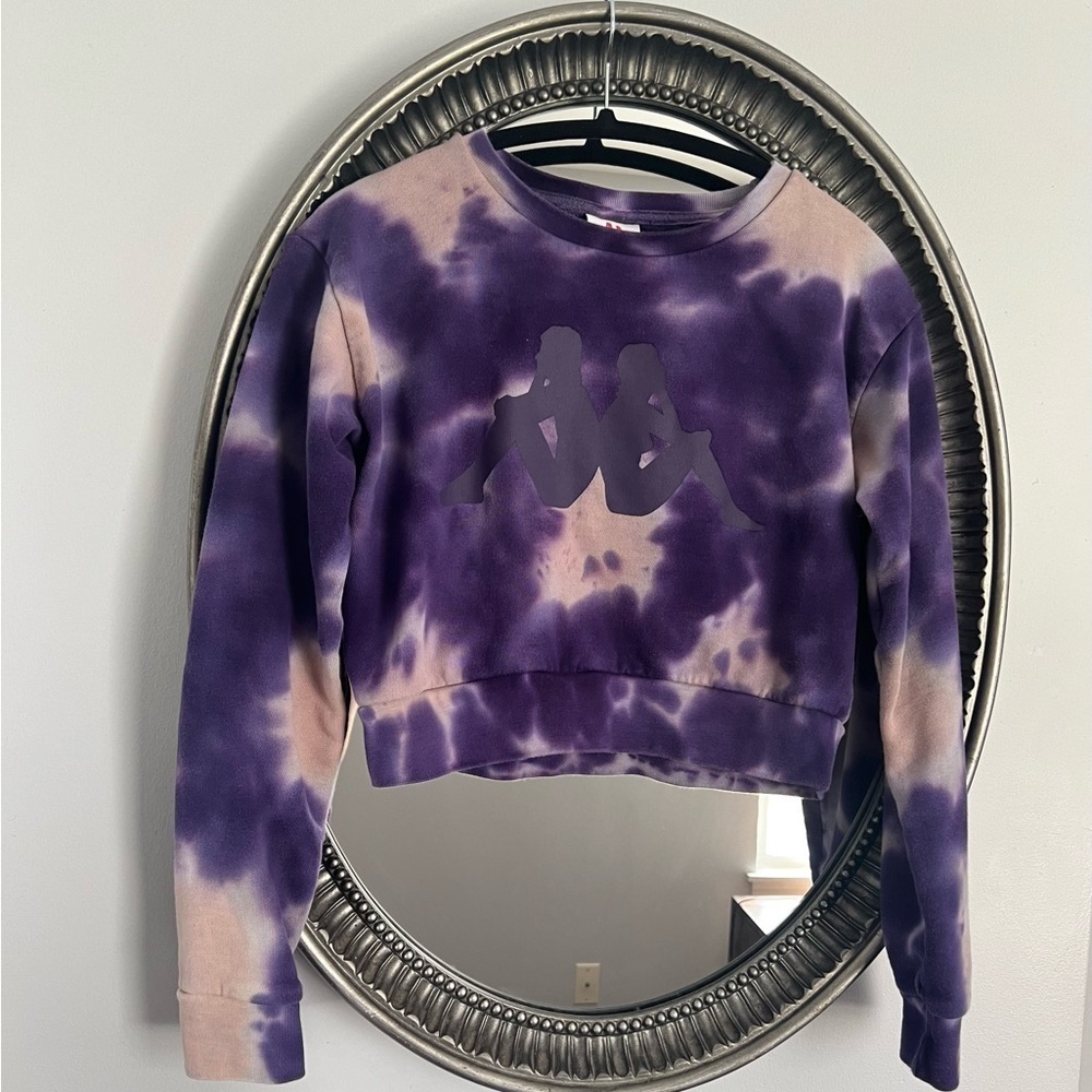 Kappa tie-dyed‎ crop sweatshirt